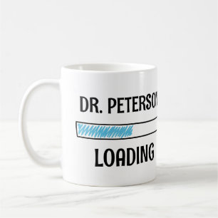 Doktor beladen kaffeetasse