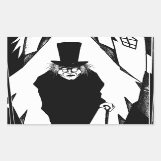 Doktor Caligari Rechteckiger Aufkleber
