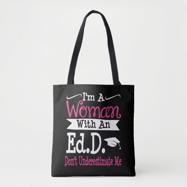 Doktor der Bildung EdD Abschluss Geschenk ihre Fra Tasche (Vorderseite)
