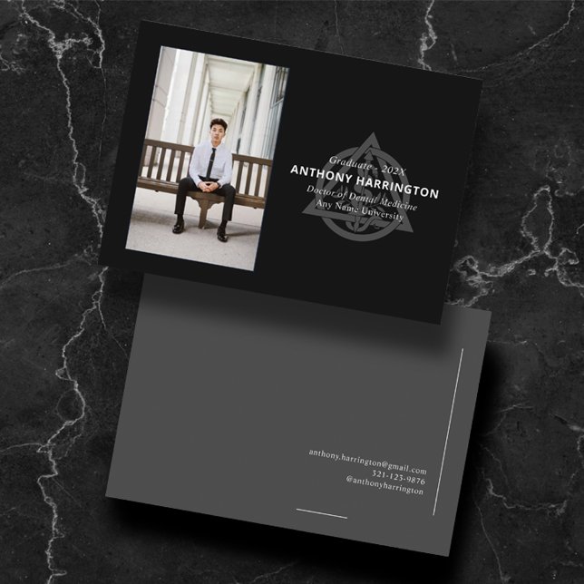 Doktor der Denistry Black Dark Gray Ankündigung (Von Creator hochgeladen)