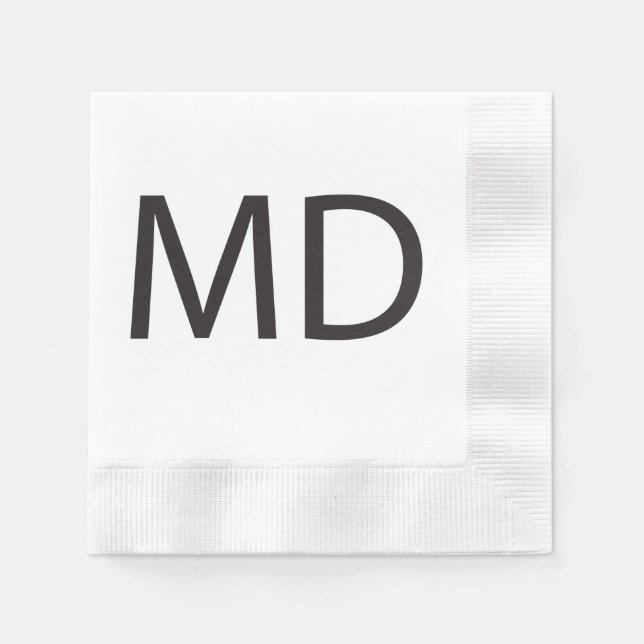 Doktor der Medizin.ai Serviette (Vorderseite)