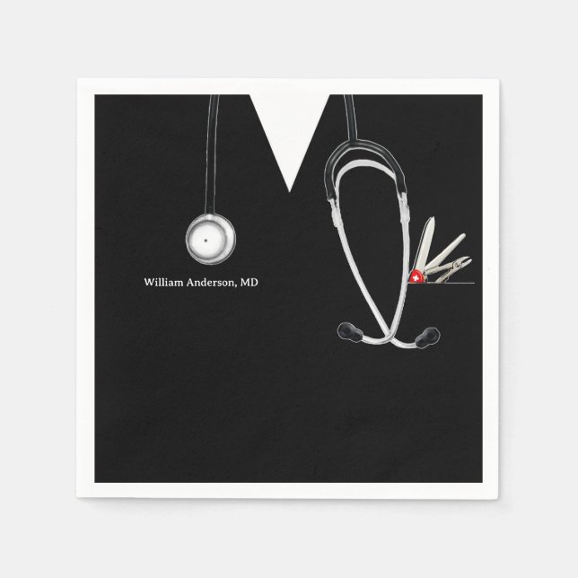 Doktor der Medizin Serviette (Vorderseite)