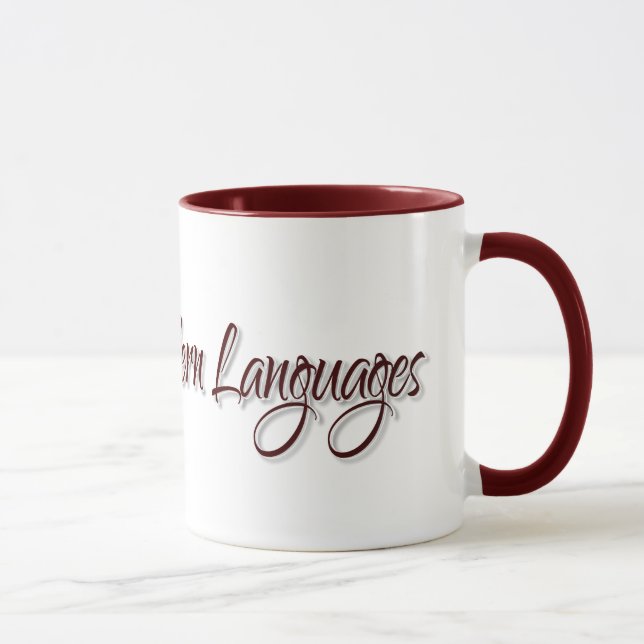 Doktor der modernen Sprachen Tasse (Rechts)