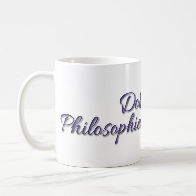 Doktor der Philosophie Kaffeetasse (Links)