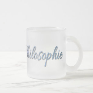 Doktor der Philosophie Mattglastasse