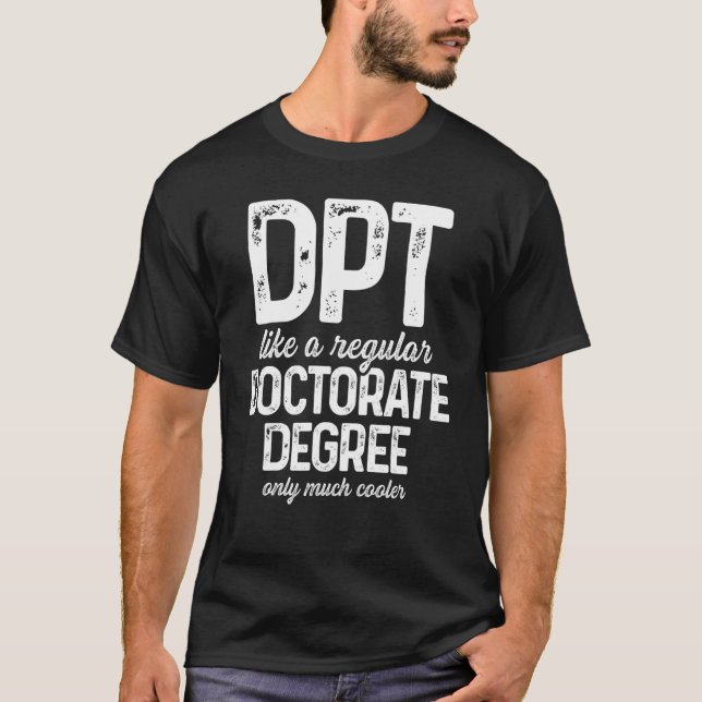Doktor der Physikalischen Therapie Coole Physiothe T-Shirt (Vorderseite)