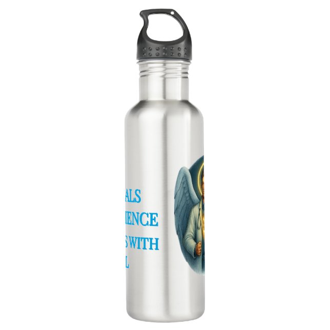 Doktor des Lichts - Angelic Healer Water Flasche Edelstahlflasche (Rückseite)