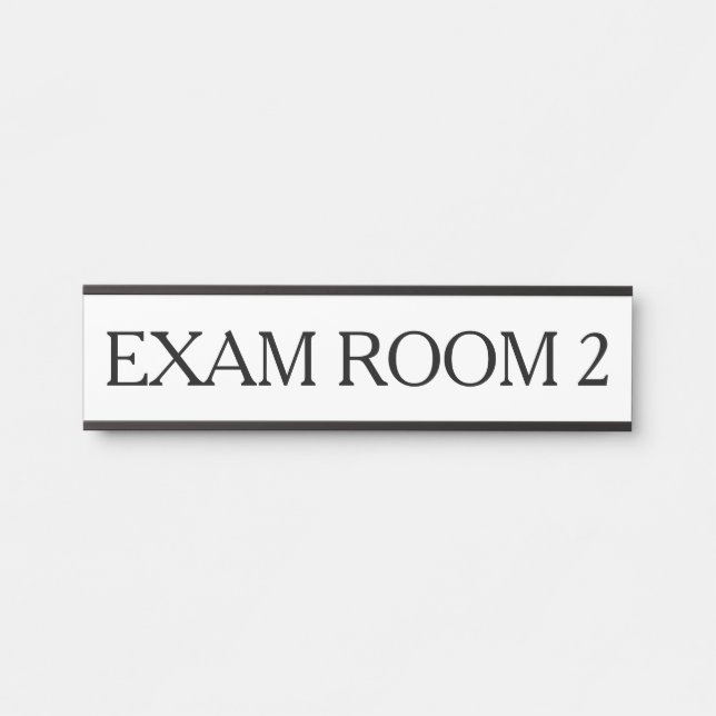 Doktor Doktor Doktor Studium Büro Türschild weiß (Vorderseite )