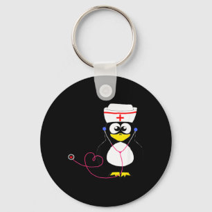 Doktor Doktor Pinguin Lustige Krankenschwester Was Schlüsselanhänger