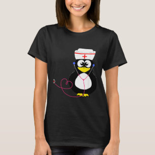 Doktor Doktor Pinguin Lustige Krankenschwester Was T-Shirt