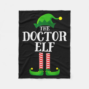 Doktor-Elf-Passende Familien-Weihnachtsfeier P Fleecedecke