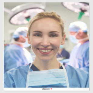 Doktor Foto Anpassen Personalisieren Aufkleber