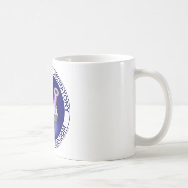 Doktor Geeks Laboratory Logo Kaffeetasse (Rechts)