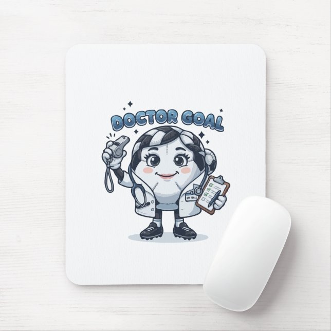 Doktor Goal Fußball Mousepad (Mit Mouse)
