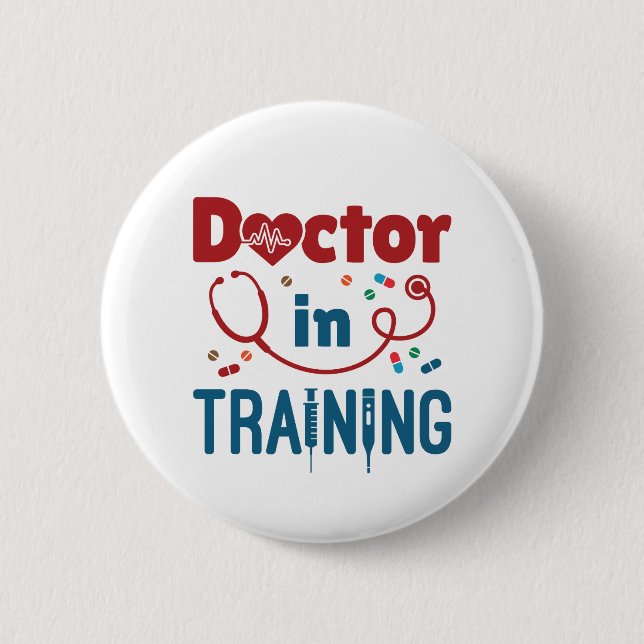Doktor in der Ausbildung Button (Vorderseite)