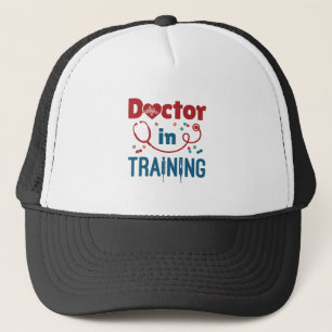 Doktor in der Ausbildung Truckerkappe