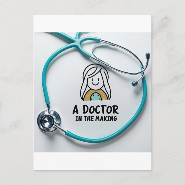 Doktor in der Produktion Postkarte (Vorderseite)
