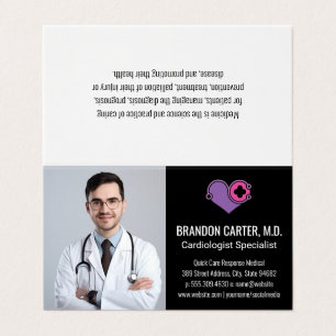 Doktor in Labrador   Kardiologie-Logo Visitenkarten