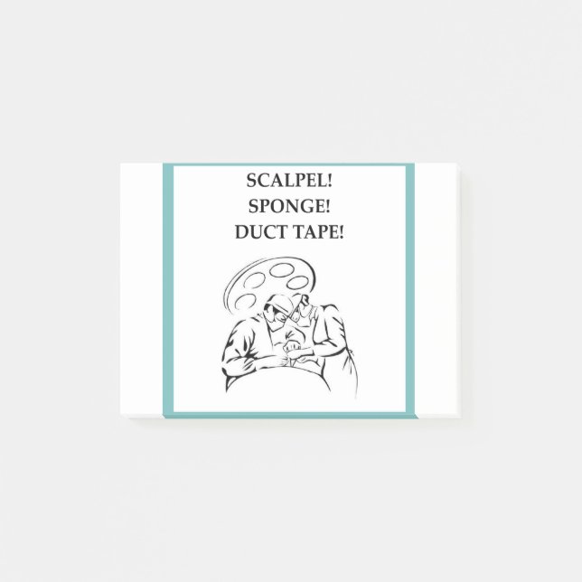 Doktor Joke Post-it Klebezettel (Vorderseite)