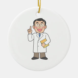 Doktor Keramik Ornament