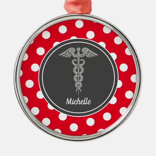 Doktor Medical Classy Ornament Aus Metall (Vorne)