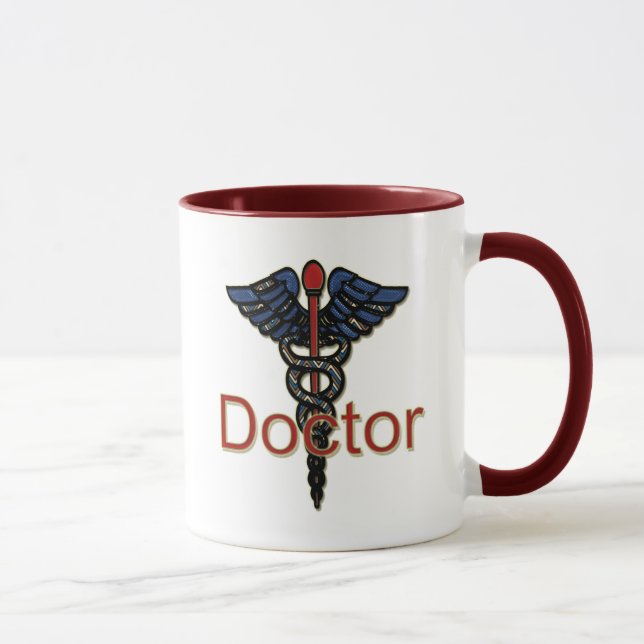 Doktor mit Caduceus Tasse (Rechts)