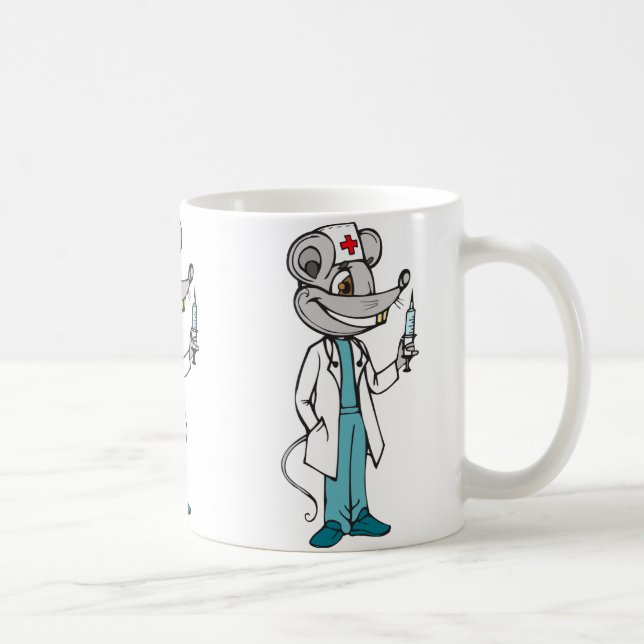 Doktor Nurse Mouse Kaffeetasse (Rechts)
