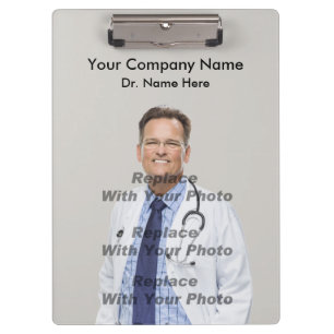 Doktor Portrait Template Custom Clipboards Klemmbrett