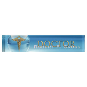 DOKTOR Schreibtisch Namensschild Namensplakette