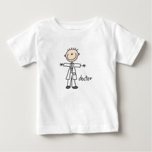 Doktor-Strichmännchen Baby T-shirt