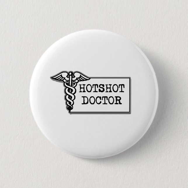 Doktor Superstar Button (Vorderseite)