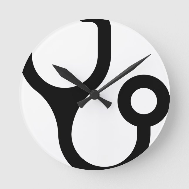 Doktor Tools Runde Wanduhr (Vorderseite)