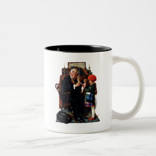 Doktor und die Puppe Zweifarbige Tasse