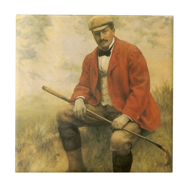 Doktor William Laidlaw Purves Portrait von Collier Fliese (Vorderseite)