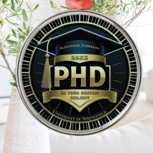 Doktorabschluss Doktorthesis-Medaille Ornament Aus Metall
