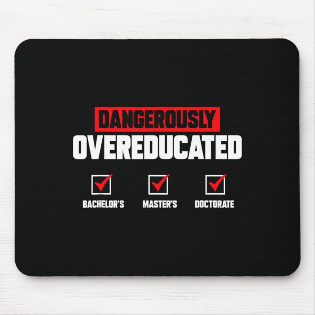 Doktorand Absolvent Doktortitel ph.d. Abschluss  Mousepad (Vorne)