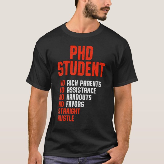 Doktorand Dissertation Doktorat Abschluss 22 T-Shirt (Vorderseite)