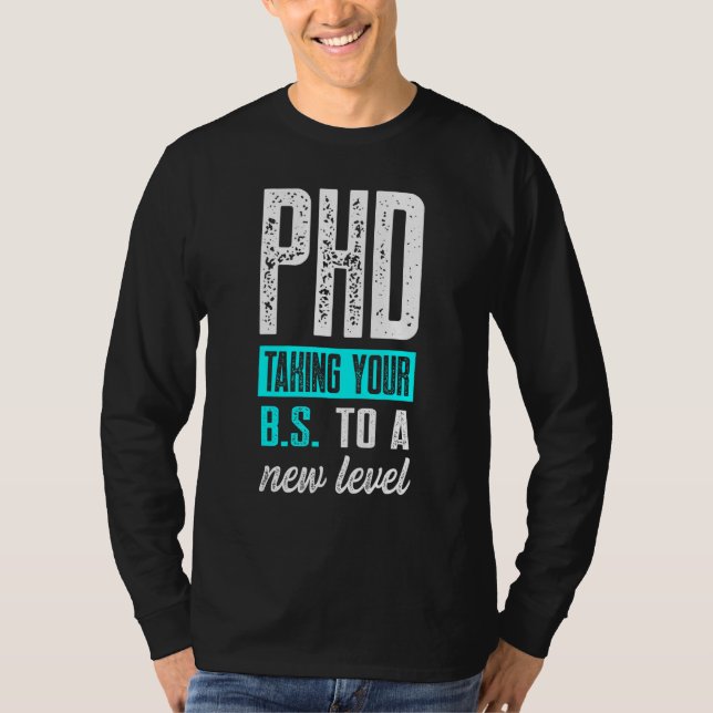 Doktorand Dissertation Doktorat Abschluss 44 T-Shirt (Vorderseite)