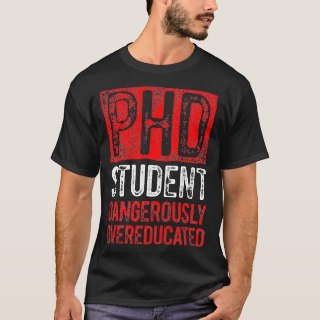 Doktorand Dissertation Doktorat Abschluss Prem T-Shirt (Vorderseite)