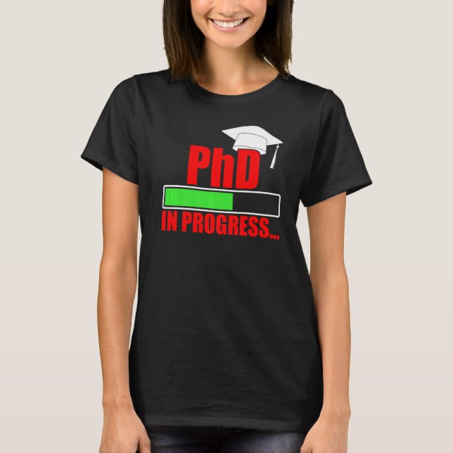 Doktorand Studentische Dissertation US Flaggendokt T-Shirt (Vorderseite)
