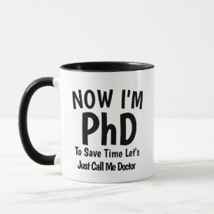 Doktoranden Abschluss Tasse   Snarky Doctor Spaß