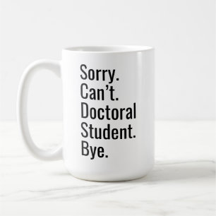 Doktoranden-Abschlussgeschenk Doktorstudent Kaffee Kaffeetasse
