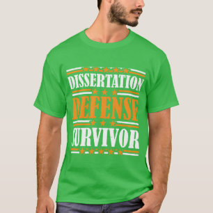 Doktorandenseminar-Verteidiger Überlebende Familie T-Shirt