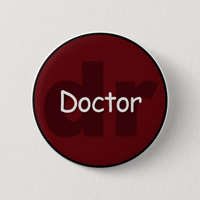 Doktorknopf (PhD). Button (Vorderseite)