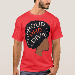 Doktortitel Abschluss Art für Afro Doktorat T-Shirt
