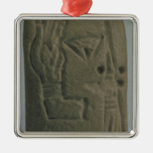 Dokument, das aus Ideogrammen, von Uruk besteht, Silbernes Ornament