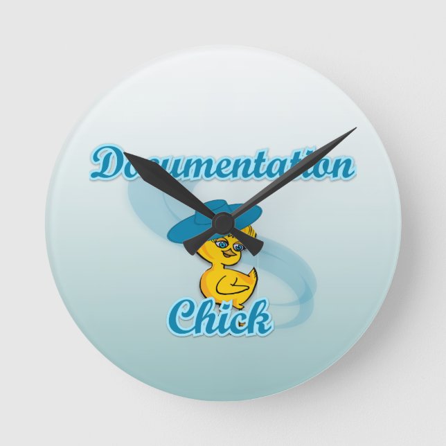Dokumentationskick #3 runde wanduhr (Vorderseite)