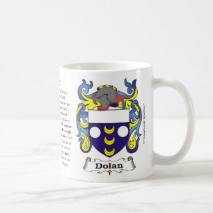 Dolan, Ursprung, Bedeutung und das Wappen auf Kaffeetasse