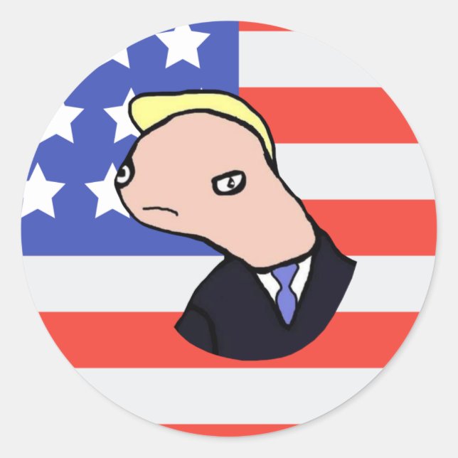 Doland Tremp Ultimate Meme (USA) Runder Aufkleber (Vorderseite)