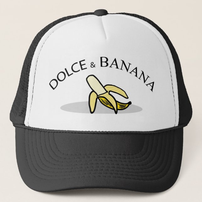 Dolce & Banana-Hut Truckerkappe (Vorderseite)